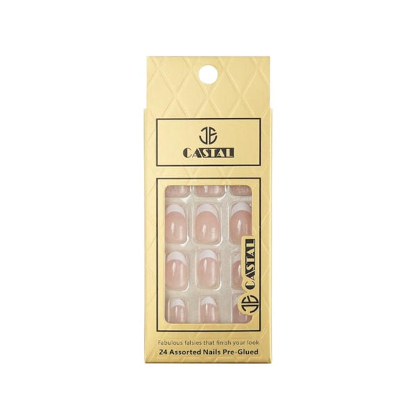 Castal Self-Adhesive Artificial Nails B14 24 Count Plastic
