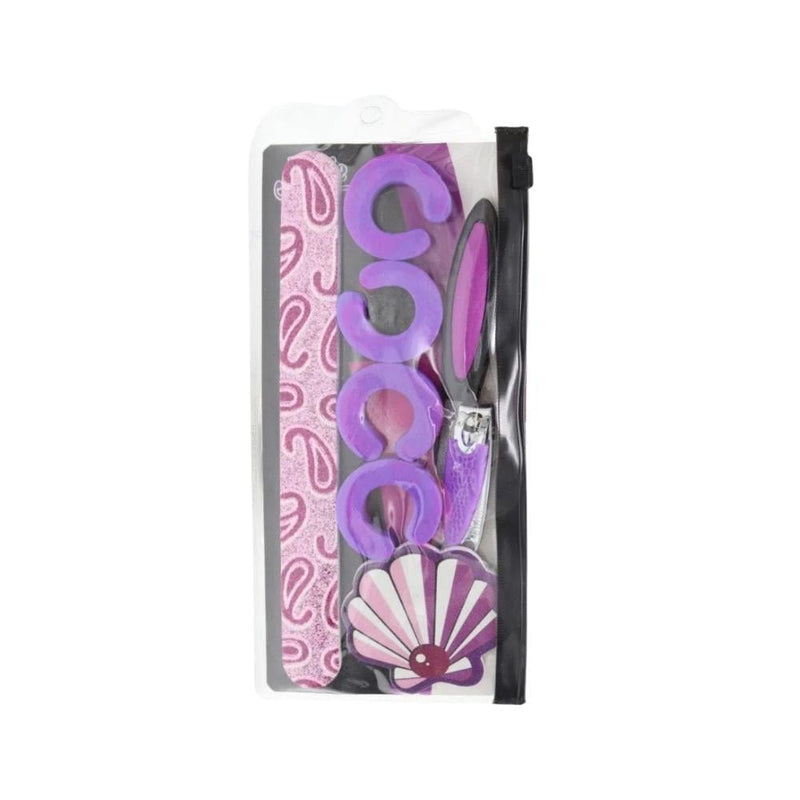 Manicure and Pedicure Kit Multi-Color Nail Care Tools Jackie DK-500-2