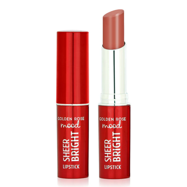 Nude Lipstick Shades Sheer Bright Finish Nude Glow 101 Golden Rose
