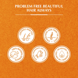 Vatika Hair Oil for Smoothness & Shine with Almonds Vitamins A, E & F 300ml