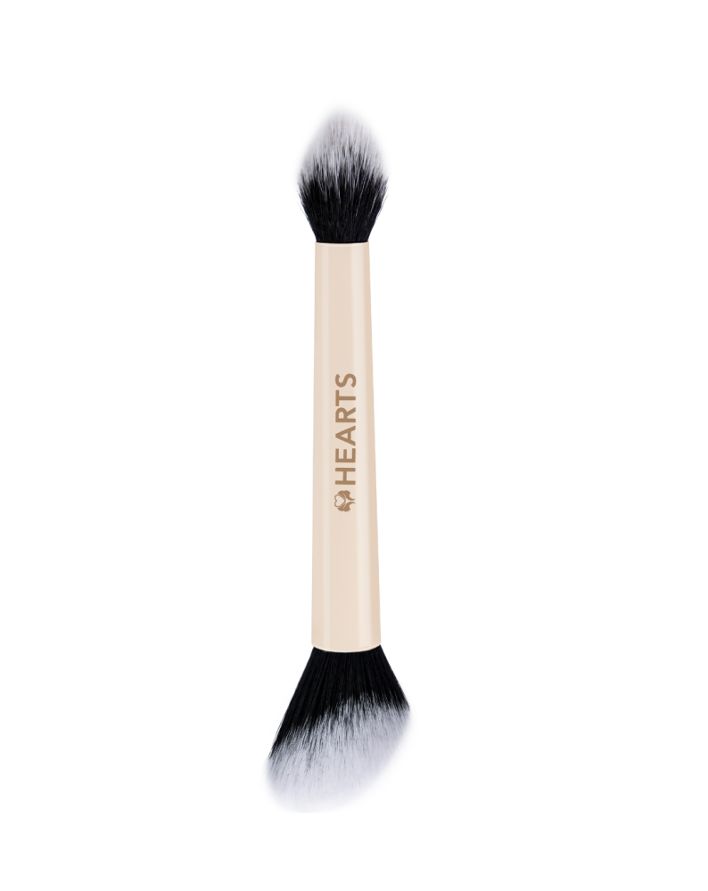 Makeup Brush Bag Professional Dual-Ended Tool HEARTS B002