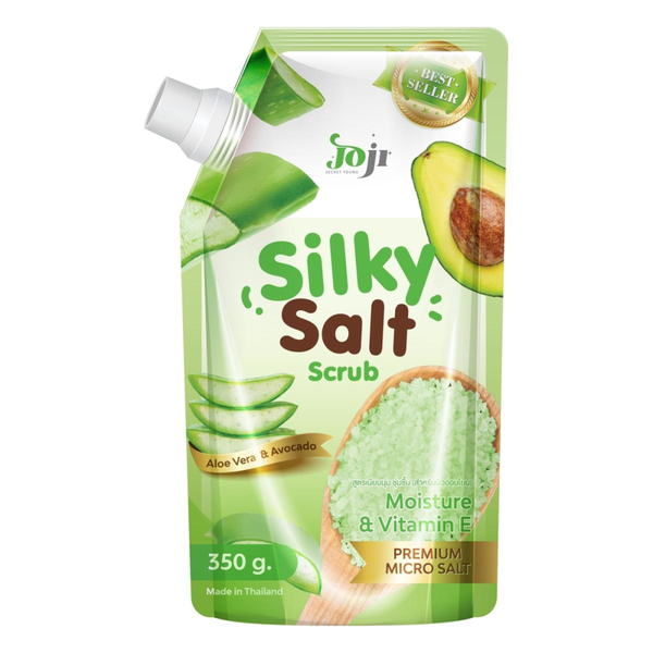 Best Body Scrub Exfoliating Hydrating Aloe Vera & Avocado Joji Secret Young 350g