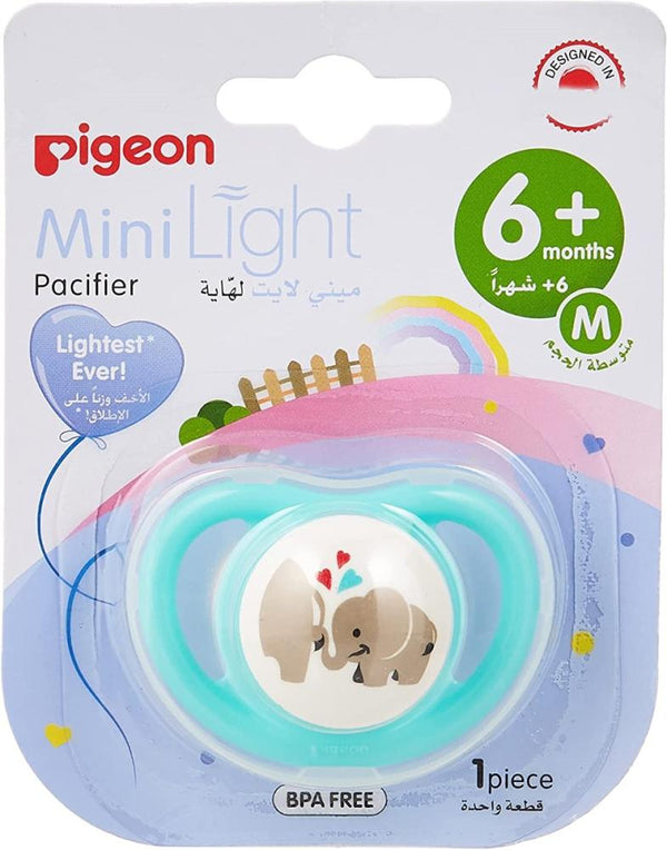 Best Silicone Pacifier Elephant Design Medium 6M+ Pigeon