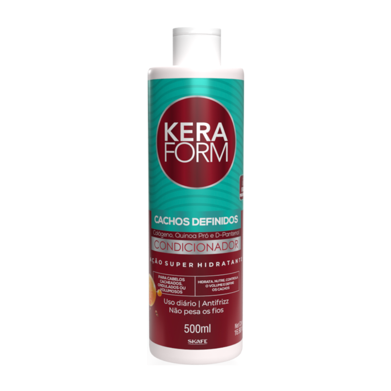 Curly Hair Shampoo and Conditioner Collagen & Quinoa Formula Skafe 500ml