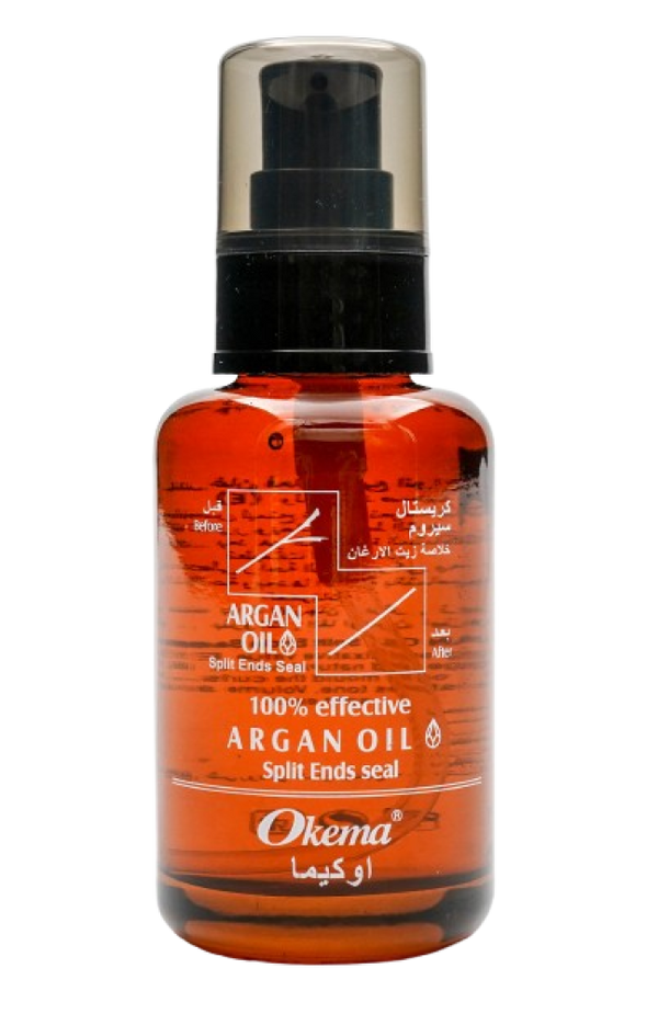 Hair Serum Argan Oil Vitamin E Crystal Split End Seal Okema
