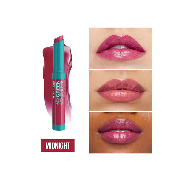 Maybelline Green Edition Lipstick 001 Midnight with Mango Oil