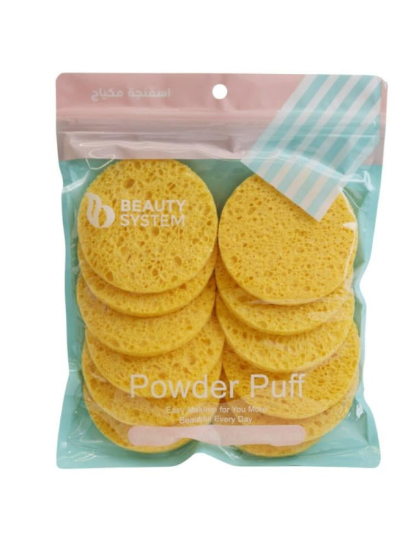 Beauty System Multi-Use Makeup Sponge - Yellow, 12 Pieces