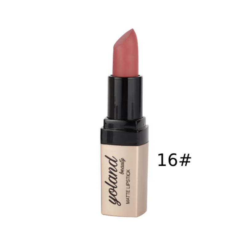 Yolande Beauty Creamy Matte Lipstick with Vitamin E & Macadamia Oil