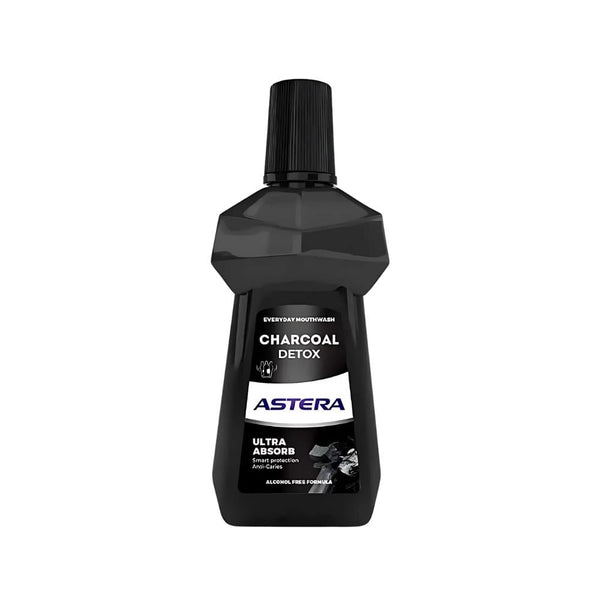 Astera Charcoal Detox Alcohol-Free Mouthwash for Anti-Plaque, 300ml