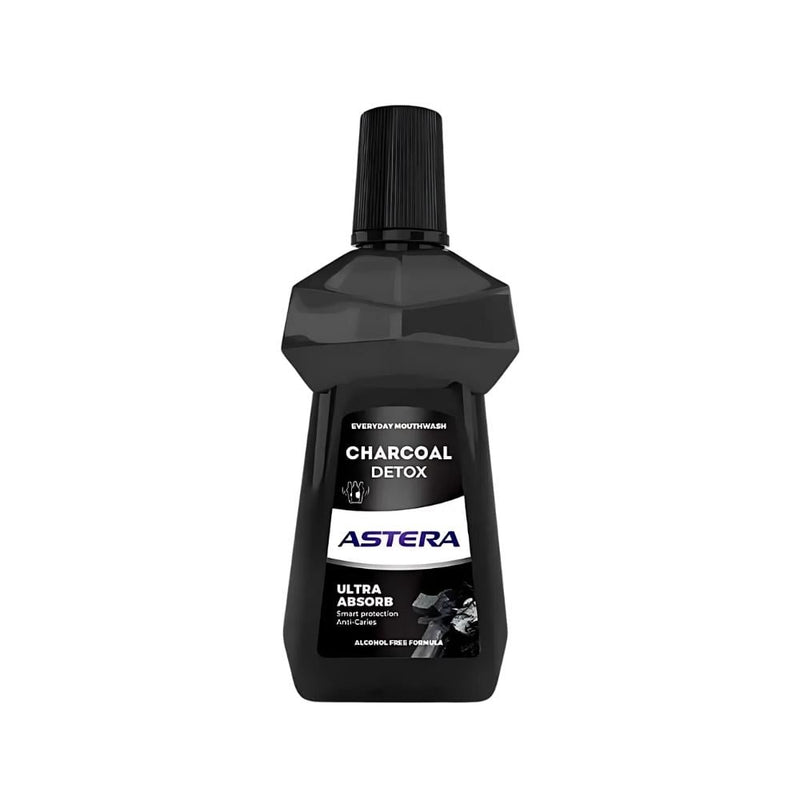 Astera Charcoal Detox Alcohol-Free Mouthwash for Anti-Plaque, 300ml