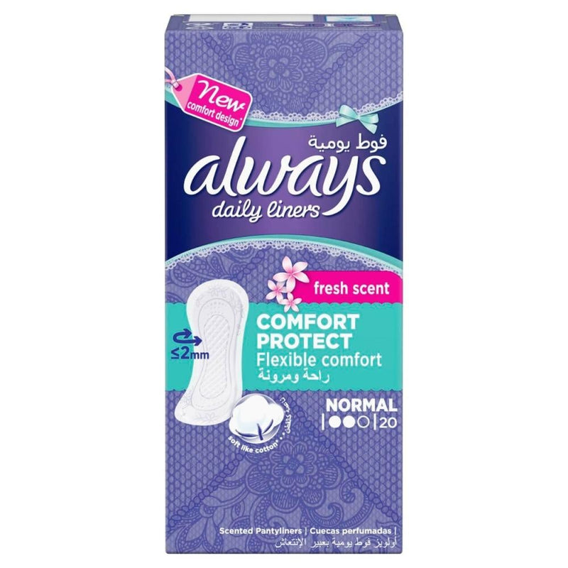 Always Fresh Scented Panty Liners Daily Protection 360 Pieces