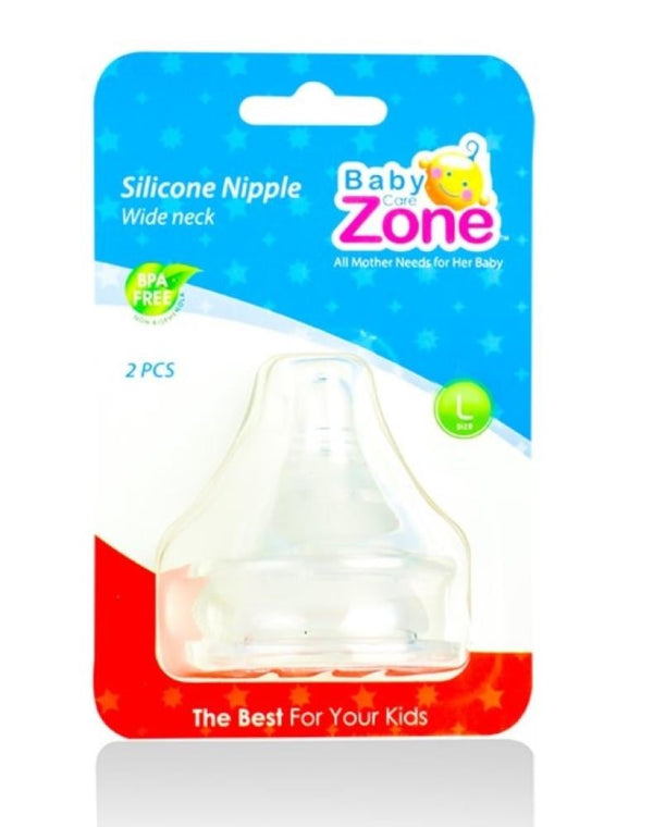 Best Nipple Bottle For Newborn Anti-Colic Silicone BABY ZONE 2 Pieces