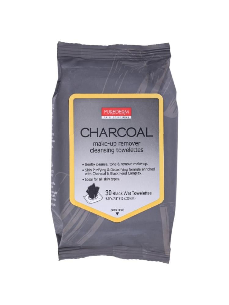 Top Rated Makeup Remover Wipes Charcoal Purederm 30 Wipes