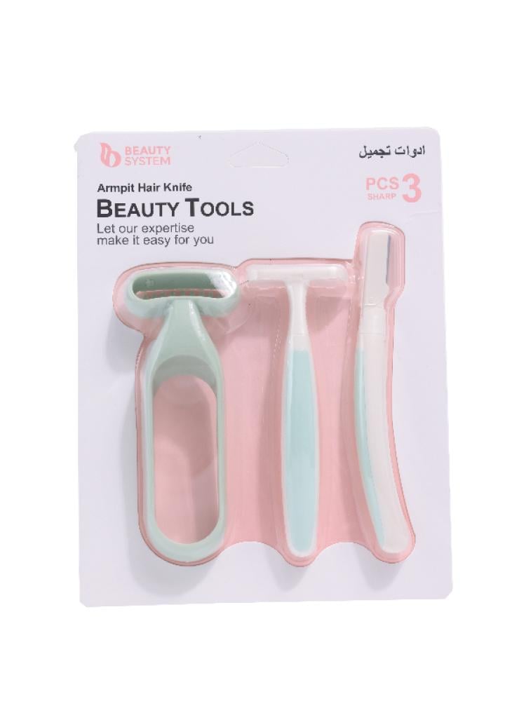 Beauty System Face and Body Razors - 3 Pieces