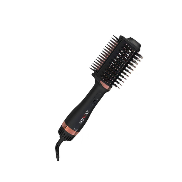 Mrway 1200W 2-in-1 Round Hair Dryer with Double Ceramic Plates