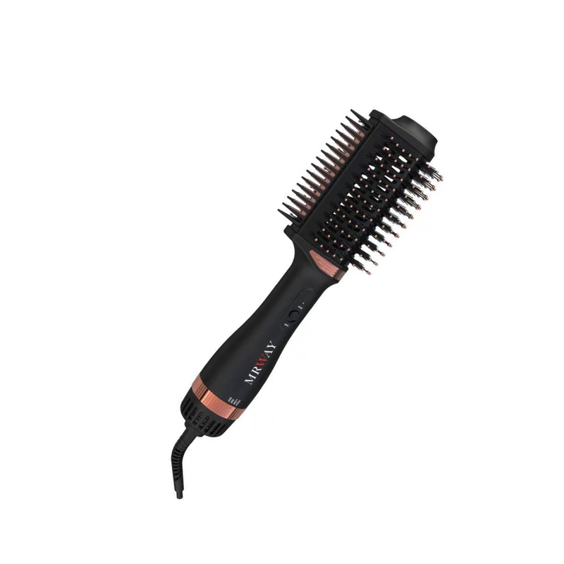 Mrway 1200W 2-in-1 Round Hair Dryer with Double Ceramic Plates