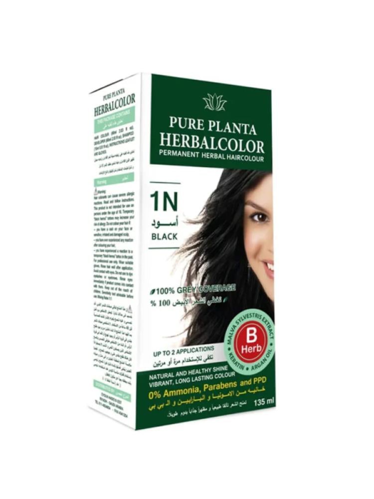 Pure Planta Hair Dye Ammonia-Free Black N1 135 ml