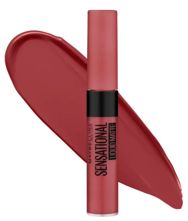 Matte Liquid Lipstick Superstay Longwear Sensationally Me 08 Maybelline 5ml
