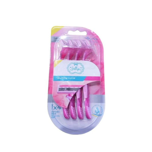 Gillette Women's Triple Blade Razor, Disposable, 4 Count