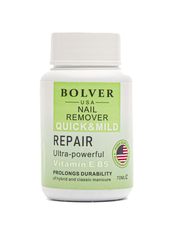 Nail Polish Remover Vitamin E & B5 Nourishing Bolver 70ml