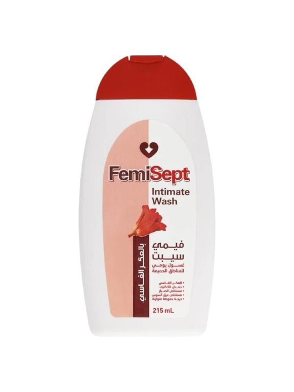 Femi Sept Daily Intimate Wash with Loofah Extract & Aloe Vera - 215ml