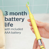 Philips One Battery Toothbrush Mango for Daily Cleaning & Whitening 1 toothbrush