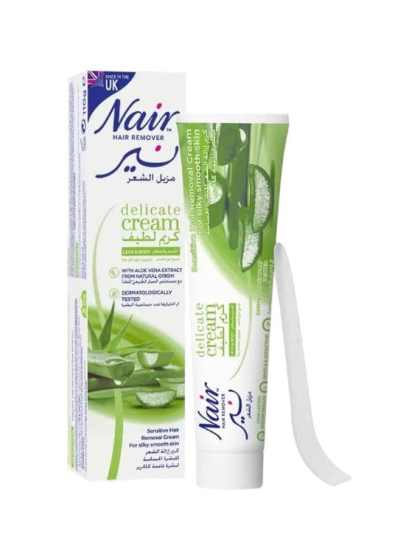 Nair Hair Removal Cream Natural Camellia Extract Sensitive Skin 110g