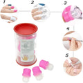 Salon System Nail Soak Off Caps - Acetone Resistant - 10 Pieces