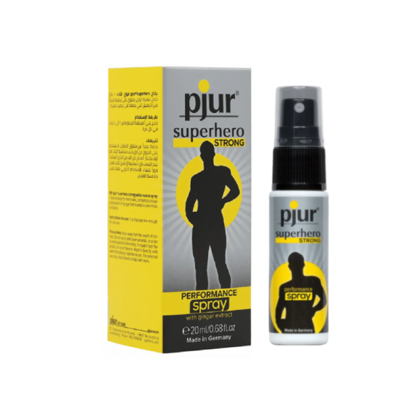Mens Desensitising Spray Long Lasting Performance Bigor Super Hero 20ml