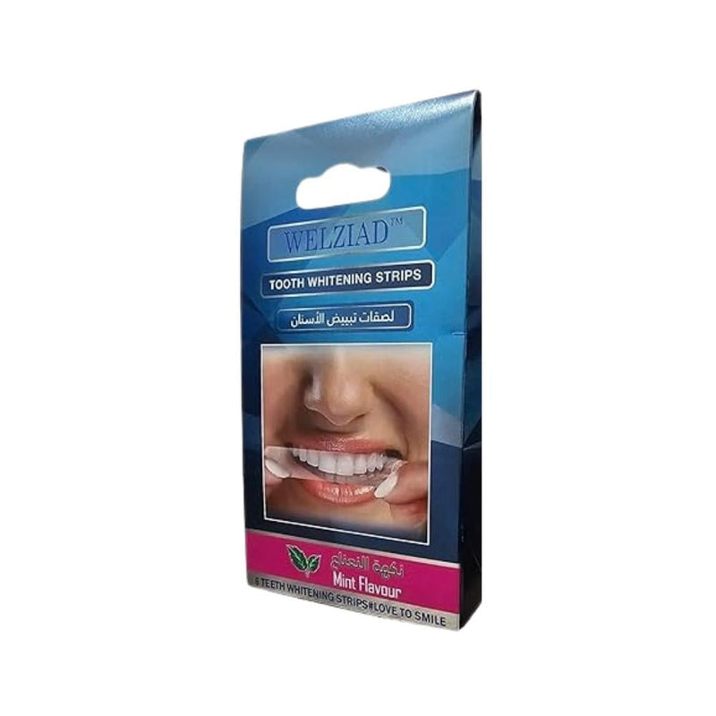 Welcome Teeth Whitening Strips, Mint Flavor, 6 Treatments