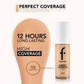 Flormar Perfect Coverage Foundation SPF 15, Creamy Beige, 30ml