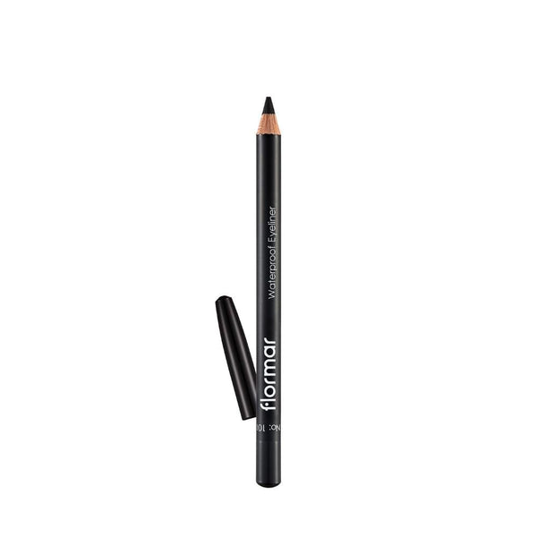 Flormar Waterproof Eyeliner Pencil Black Ice Vitamin E Long-Lasting