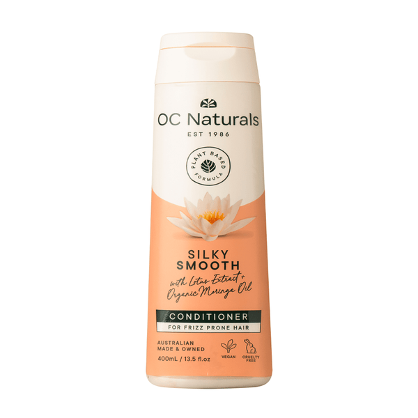 Conditioner for Frizzy Curly Hair Silky Smooth Hydration OC Naturals 400ml