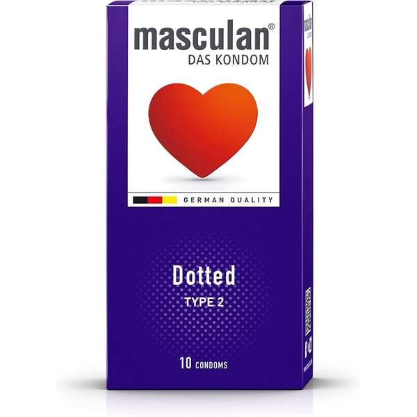 Best Condoms 2023 Dotted Type 2 Textured Enhanced Sensation Masculan 10Pcs