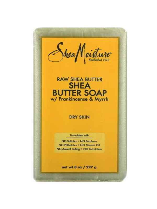 Shea Moisture Raw Shea Butter Soap Frankincense and Myrrh 227g