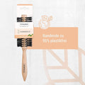 Best Round Hairbrush Wooden Styling Volume Titania 1 Count