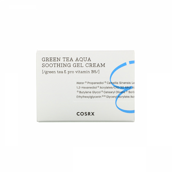 Cosrx Green Tea Soothing Gel Cream, Hydrating Face Moisturizer, 50ml