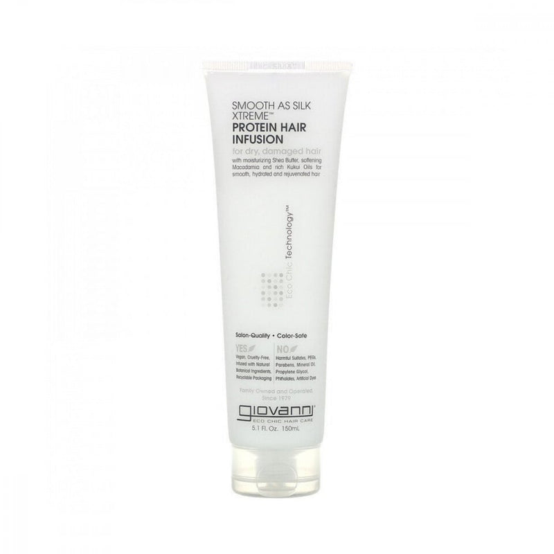 Giovanni Smooth As Silk Extreme Hair Protein Treatment, Argan Oil, 150ml