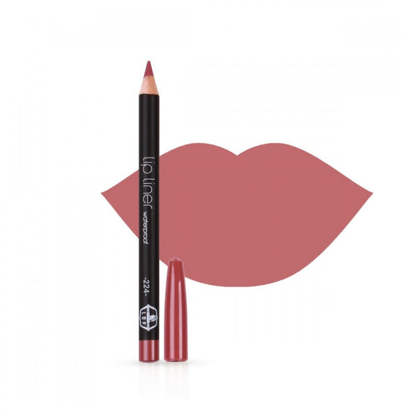 Lef Lip Liner 224 by Liv Matte Finish Wood Pencil