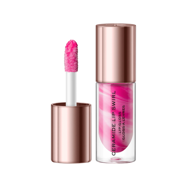 Revolution Ceramide Lip Swirl Gloss - Berry Pink, 4.5ml