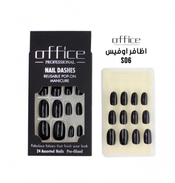 Best Artificial Nails Press On Manicure Set Office 24 Pieces
