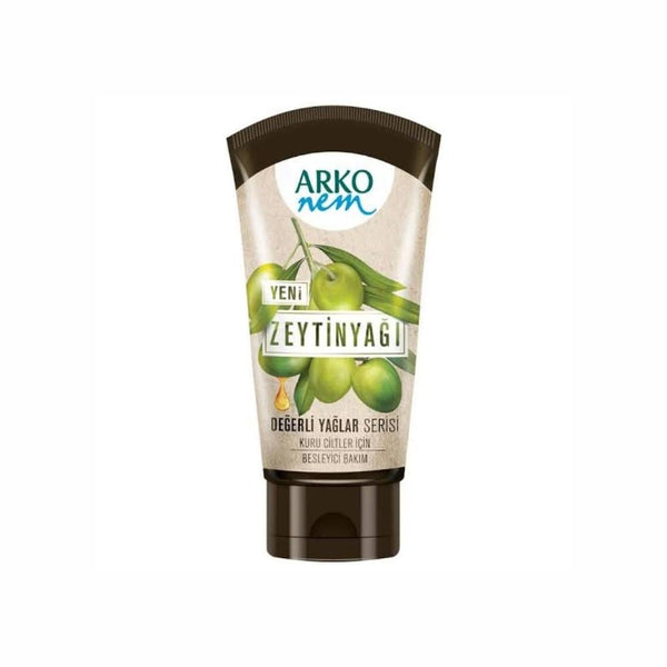 Olive Oil Cream for Face Hands and Body Moisturising Arko 60ml