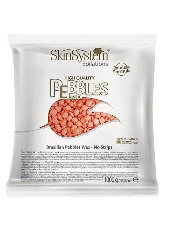 Skin System Pink Wax Beads for Hair Removal, 1000g