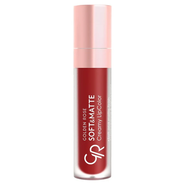 Creamy Matte Liquid Lipstick Hydrating Formula Shade 114 Golden Rose 5ml