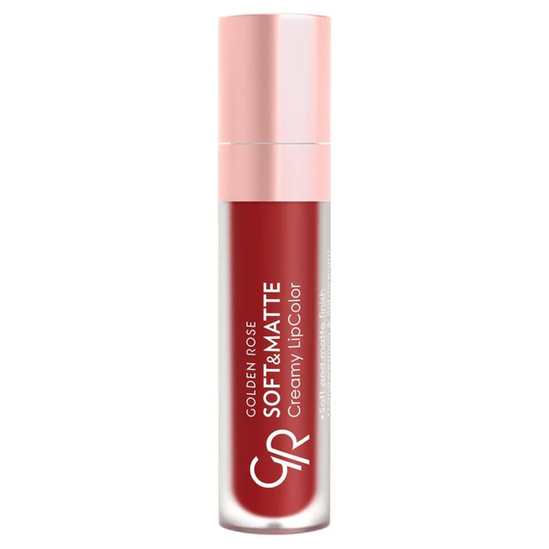 Creamy Matte Liquid Lipstick Hydrating Formula Shade 114 Golden Rose 5ml