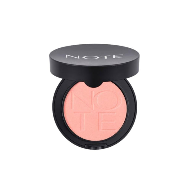 Note Luminous Silk Blush 01 Pinky Peach Powder with Argan Oil