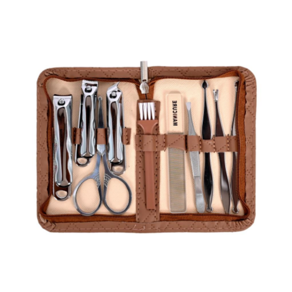 Best Nail Clipper Kit Pedicure and Manicure Grooming Set Dar Beauty 10 Pieces