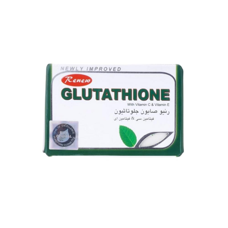 Renew Skin Whitening Soap with Glutathione for Deep Cleansing, 135g