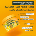 Hair Mask Dry Hair Mask Banana 3 in 1 Ultra Doux 390ml