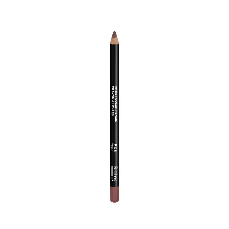 Roles Lip Liner Pencil R08 Long-Lasting Creamy Formula